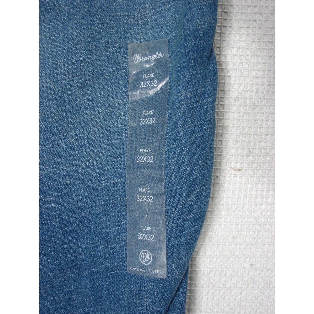 New Wrangler Retro Trumpet Flare Womens Jeans 32x32 Blue High Rise Rodeo Cowgirl - Picture 2 of 13